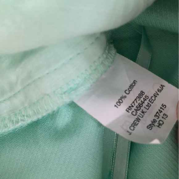 J. Crew The Pencil Skirt in Mint Green Size 4 - Picture 8 of 10